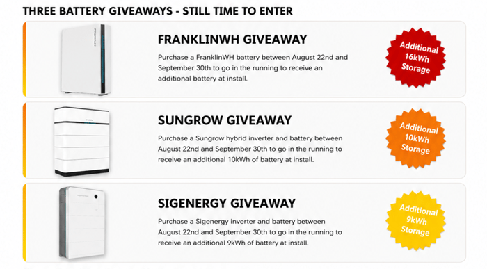 Battery giveaways